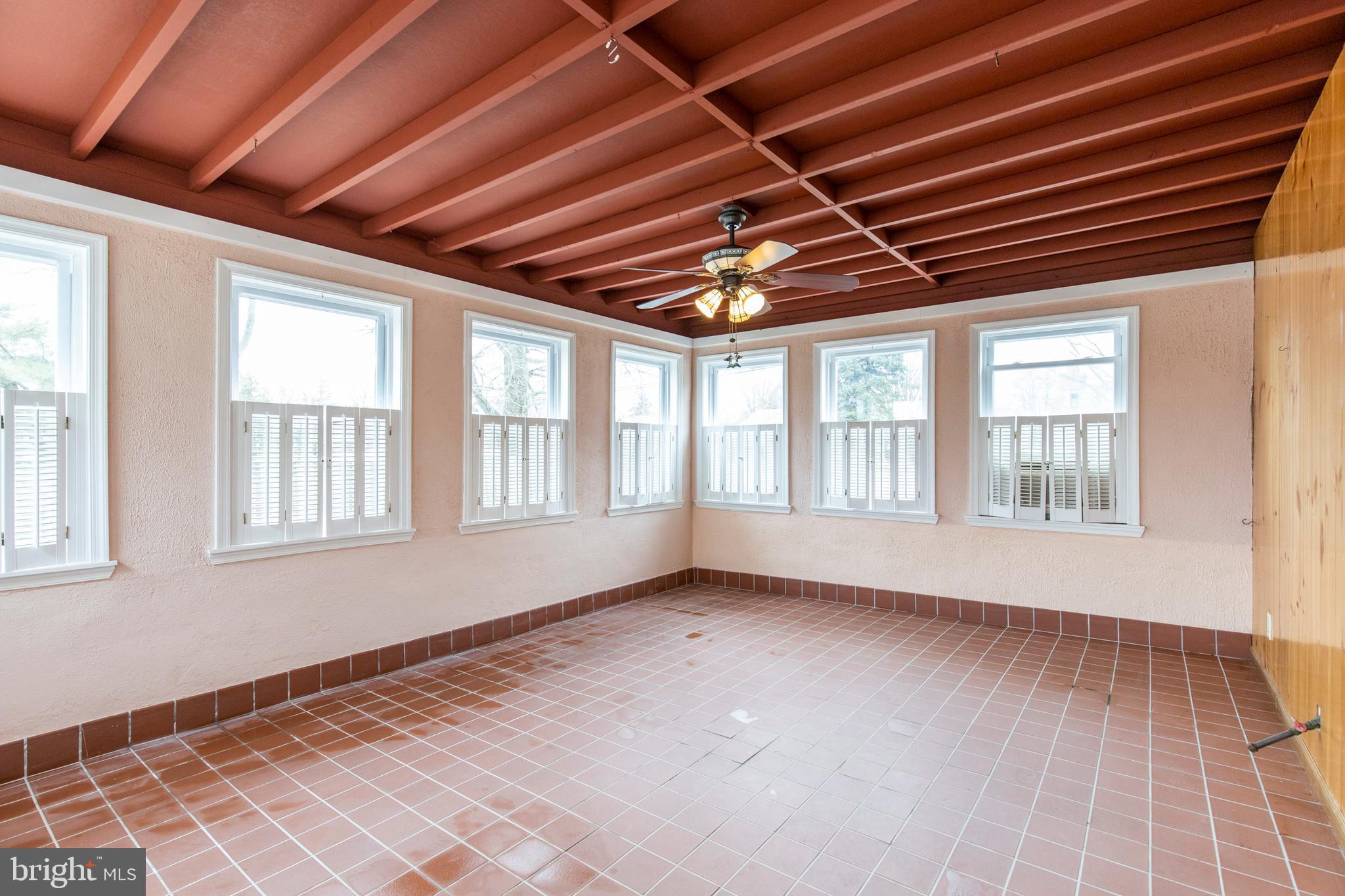 101 James Road Broomall, PA 19008 - Photo 16 of 32 Three Season Room off Kitchen with Outside Exit