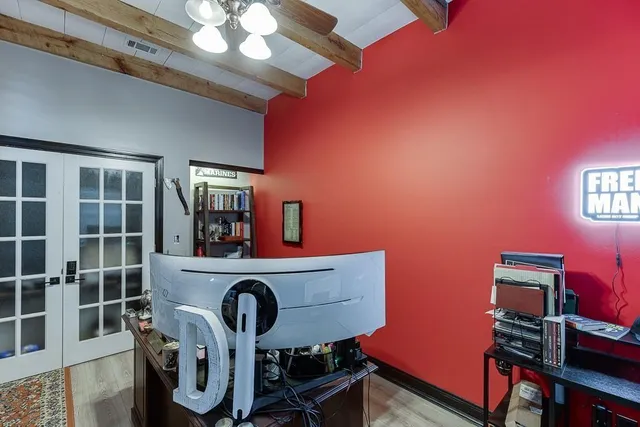 a view of a storage & utility room