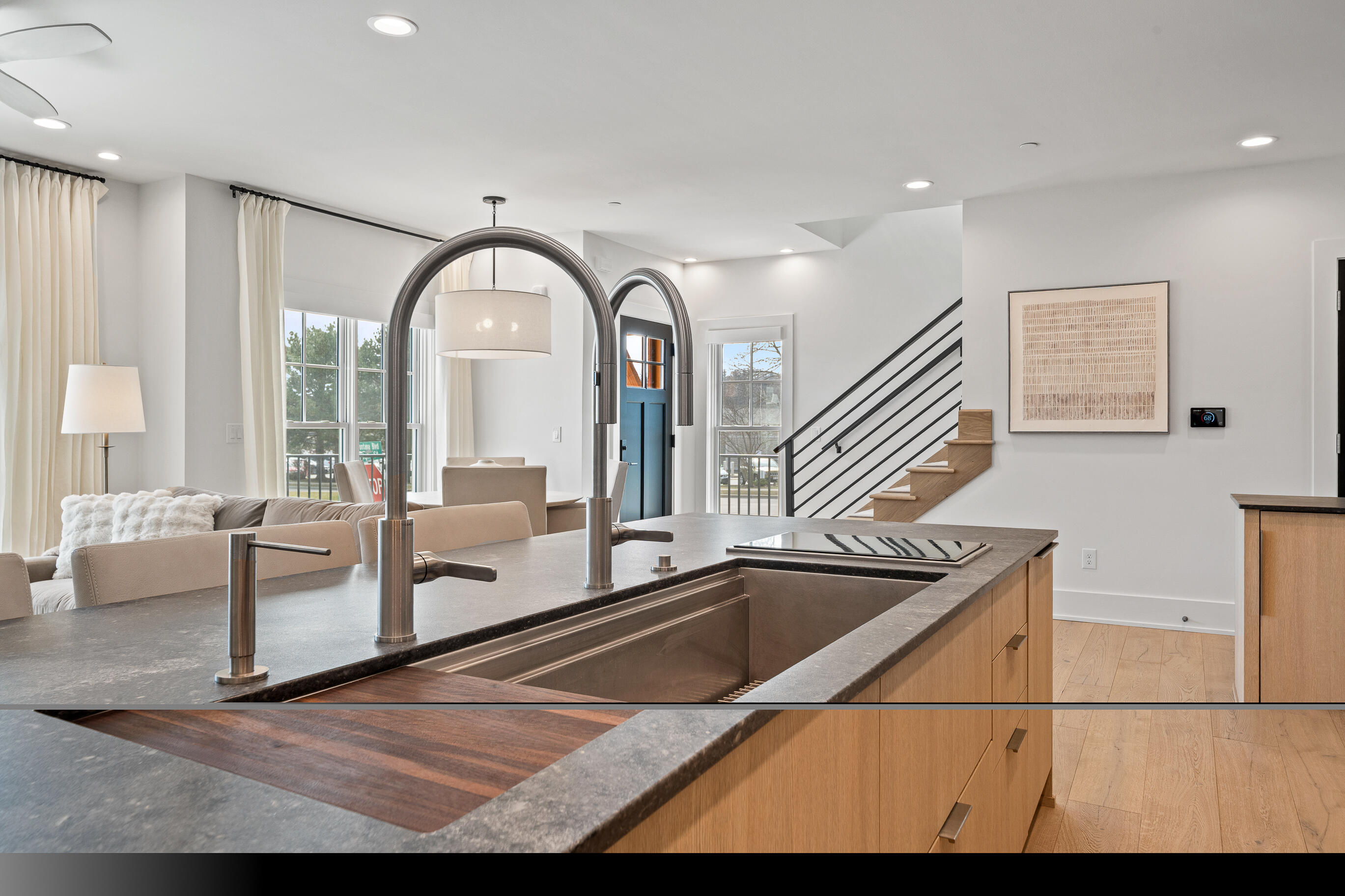 278 High Street, Unit 9 Fontana, WI 53125 - Photo 35 of 115 Ceasarstone Grey Mineral Counter Tops