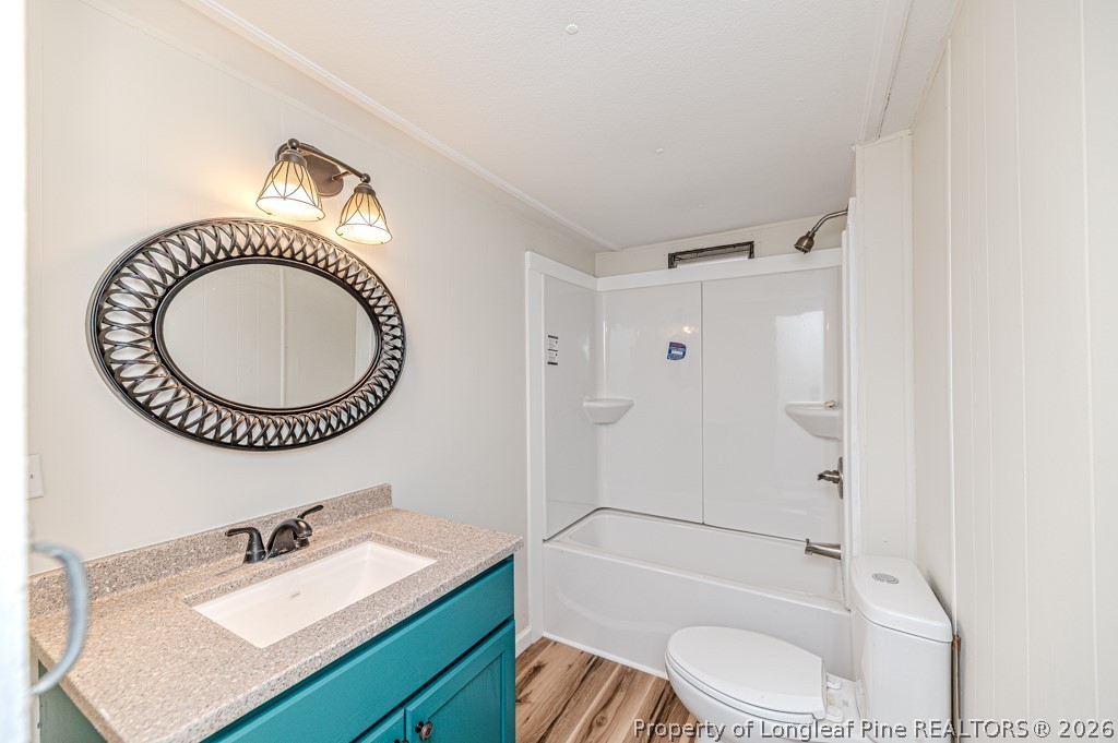 161 White Oak Street Carthage, NC 28327 - Photo 17 of 29 a bathroom with a sink a toilet and a mirror
