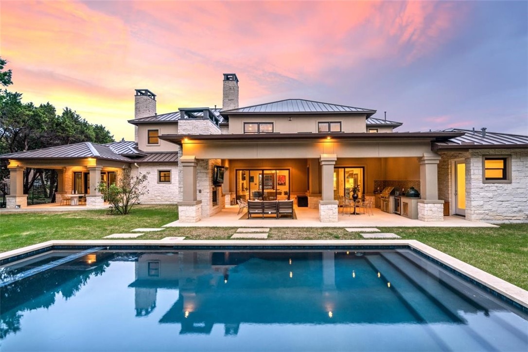 a view of a house with a balcony