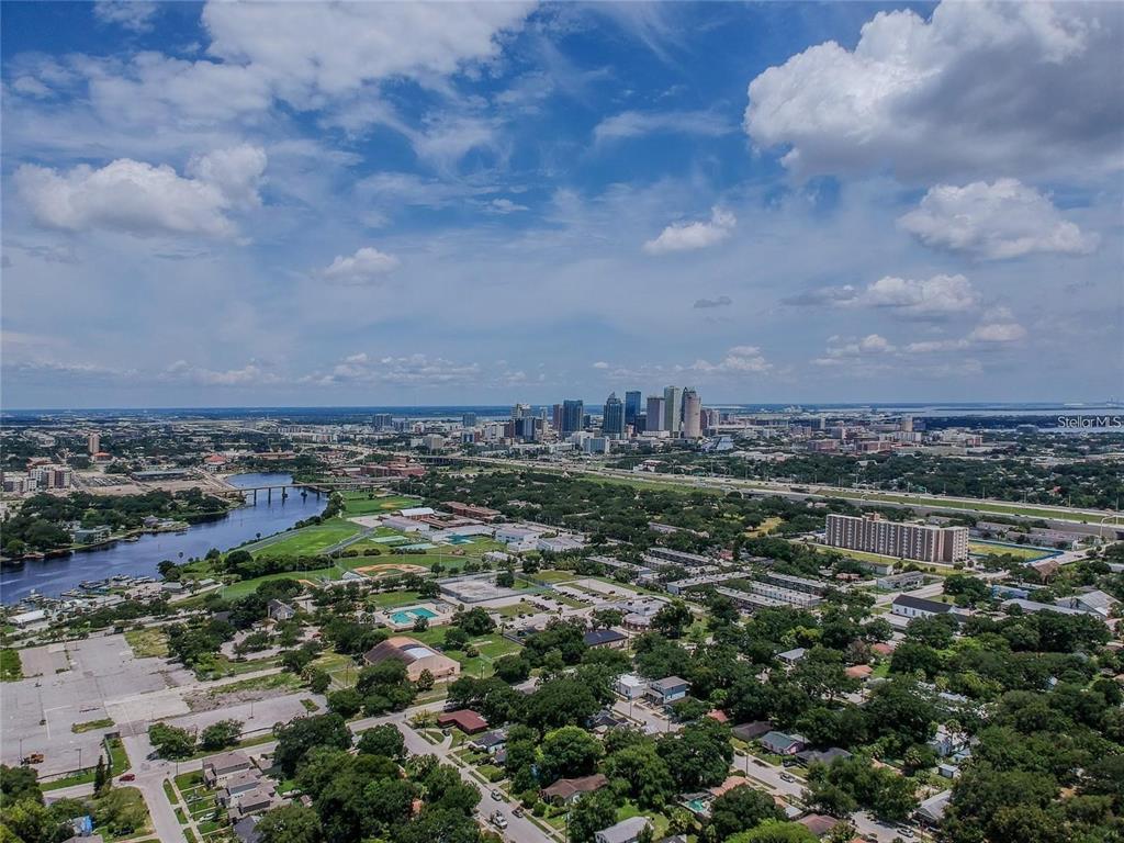 1911 West St Conrad Street Tampa, FL 33607 - Photo 34 of 35 an aerial view of a city with lots of residential buildings