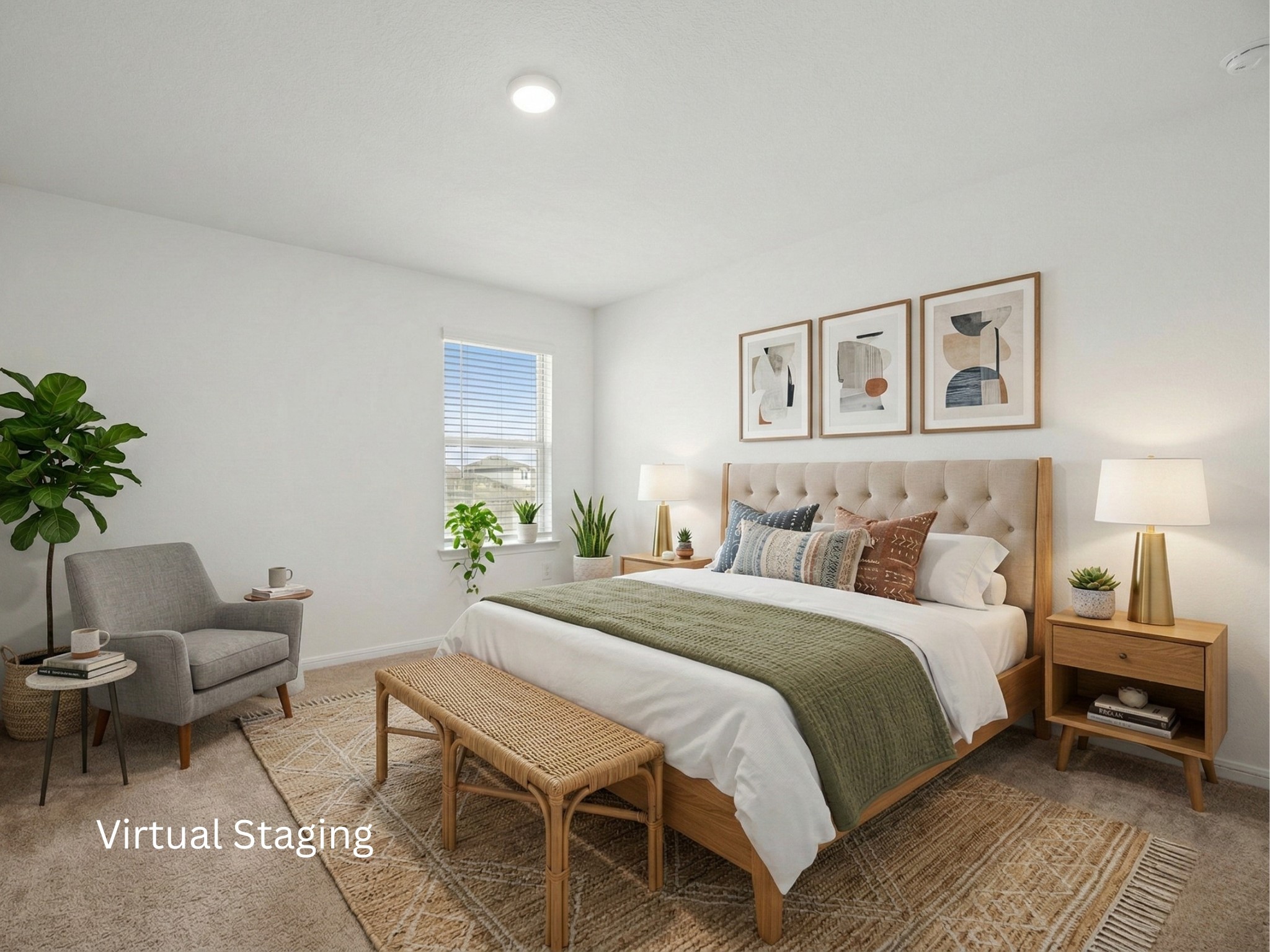 16907 Elm Grove Road Conroe, TX 77302 - Photo 33 of 50 Bedroom #4 staging