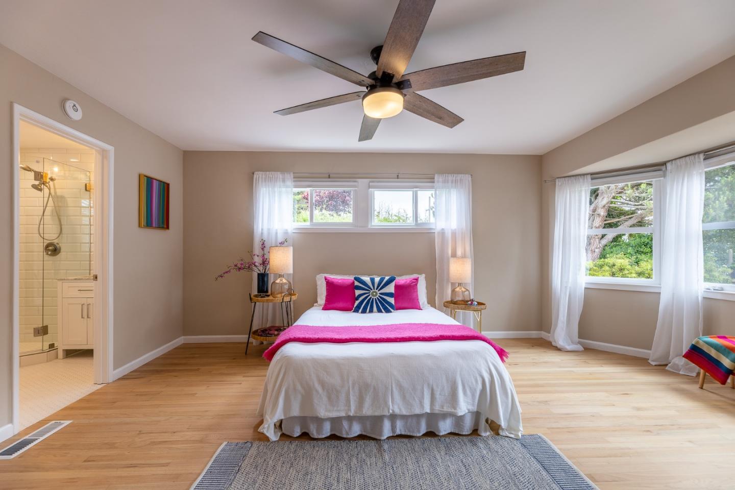 1130 Ripple Avenue Pacific Grove, CA 93950 - Photo 20 of 38 a bedroom with a bed and window