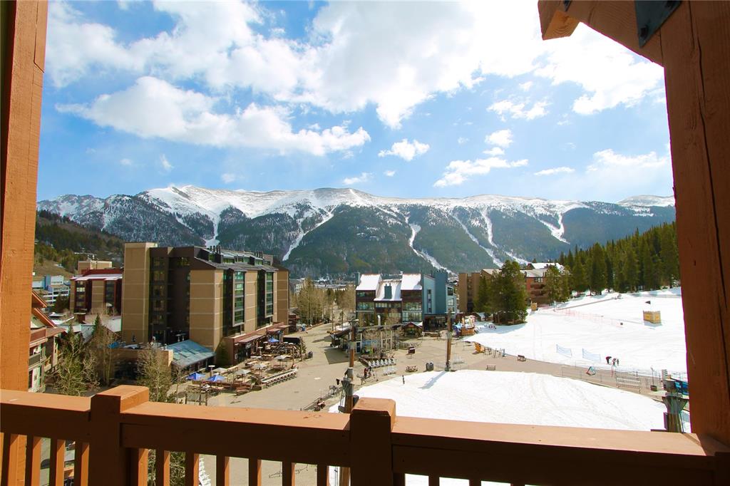 184 Copper Circle, Unit 524 Copper Mountain, CO 80443 - Photo 6 of 19 a view of a terrace with couches and wooden floor