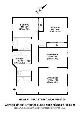 $350,000 | 515 West 143rd Street, Unit 34 | Hamilton Heights