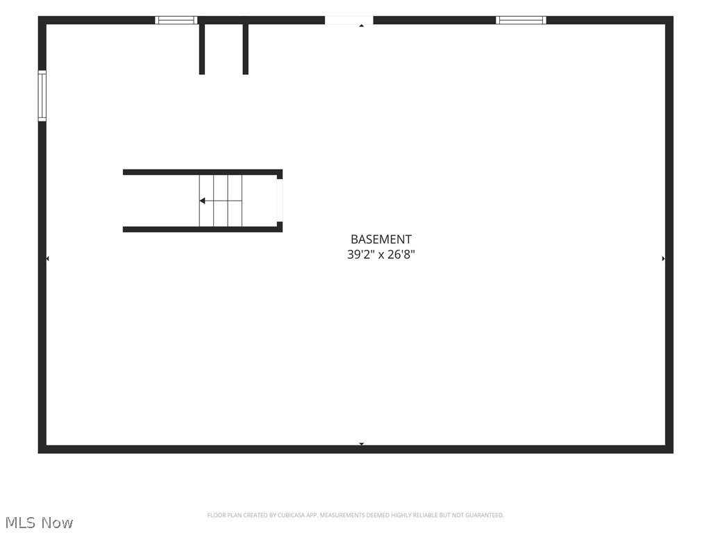 720 Keefus Road Conneaut, OH 44030 - Photo 33 of 33 Basement floor plan