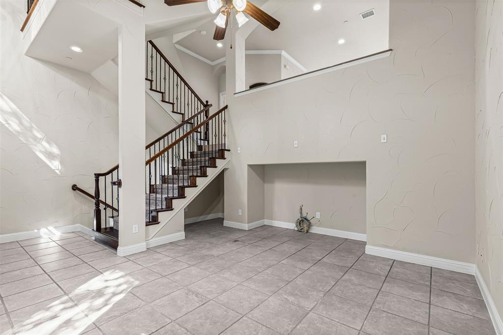 5717 Lunsford Road Plano, TX 75024 - Photo 2 of 25 a view of entryway and hall with a workspace