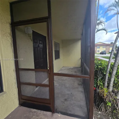 a view of front door