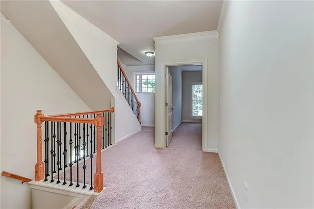 en view interior of a house with wooden floor