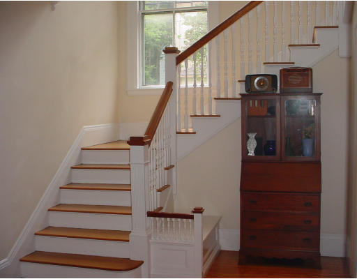17 Milton Road Brookline, MA 02445 - Photo 7 of 17 a view of entryway with wooden floor