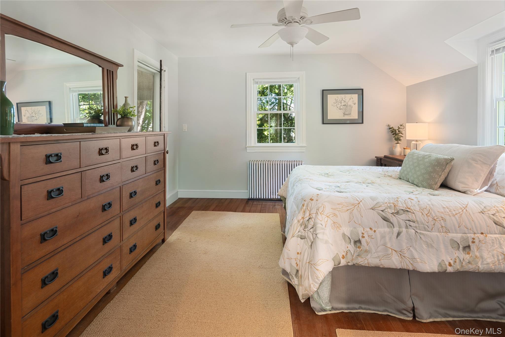 611 Decatur Avenue Peekskill, NY 10566 - Photo 38 of 50 Bedroom 3. Spacious and bright, with a ceiling fan, multiple windows, and a closet.