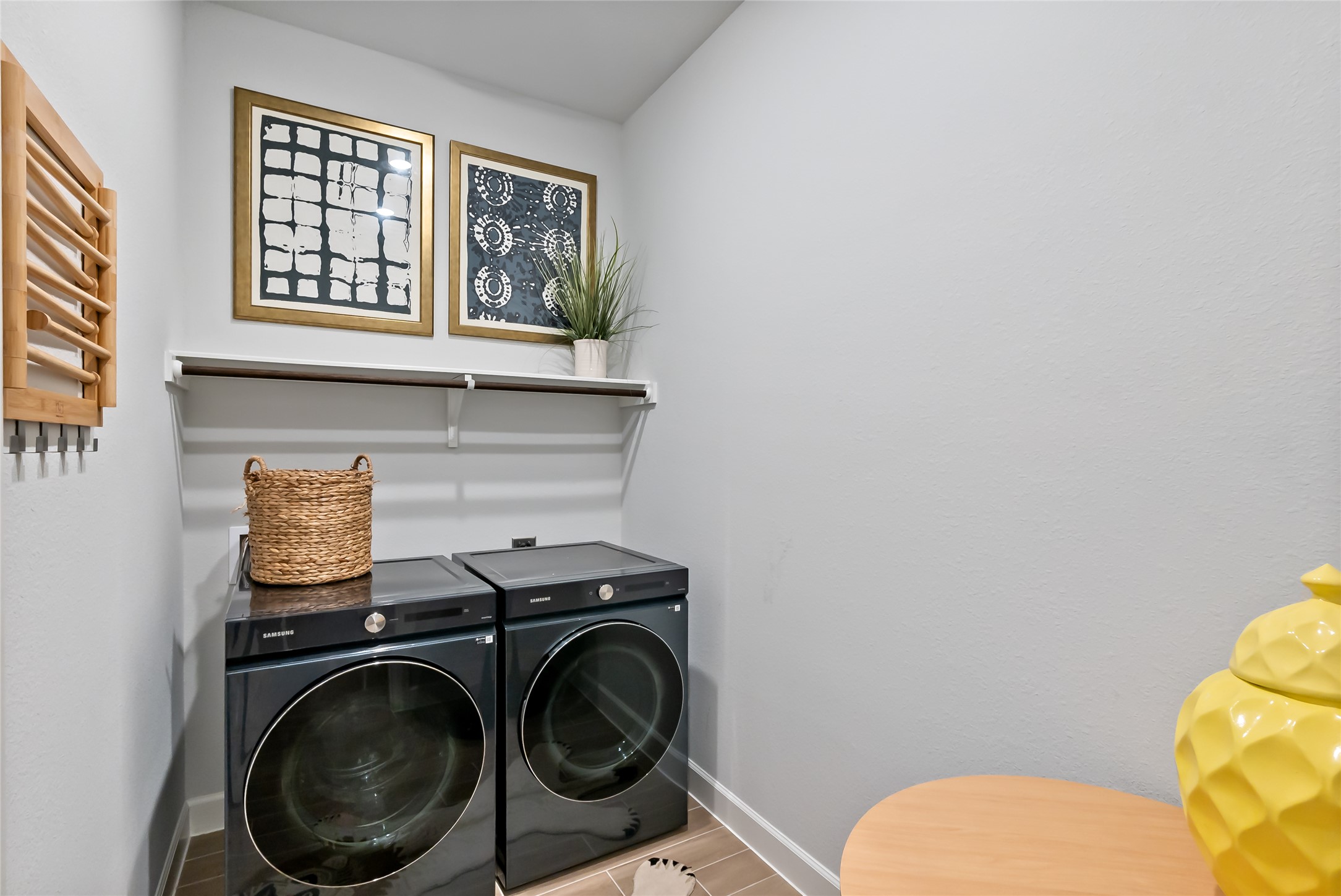 163 Cotton Tree Terrace Dripping Springs, TX 78620 - Photo 26 of 30 a utility room with dryer and washer