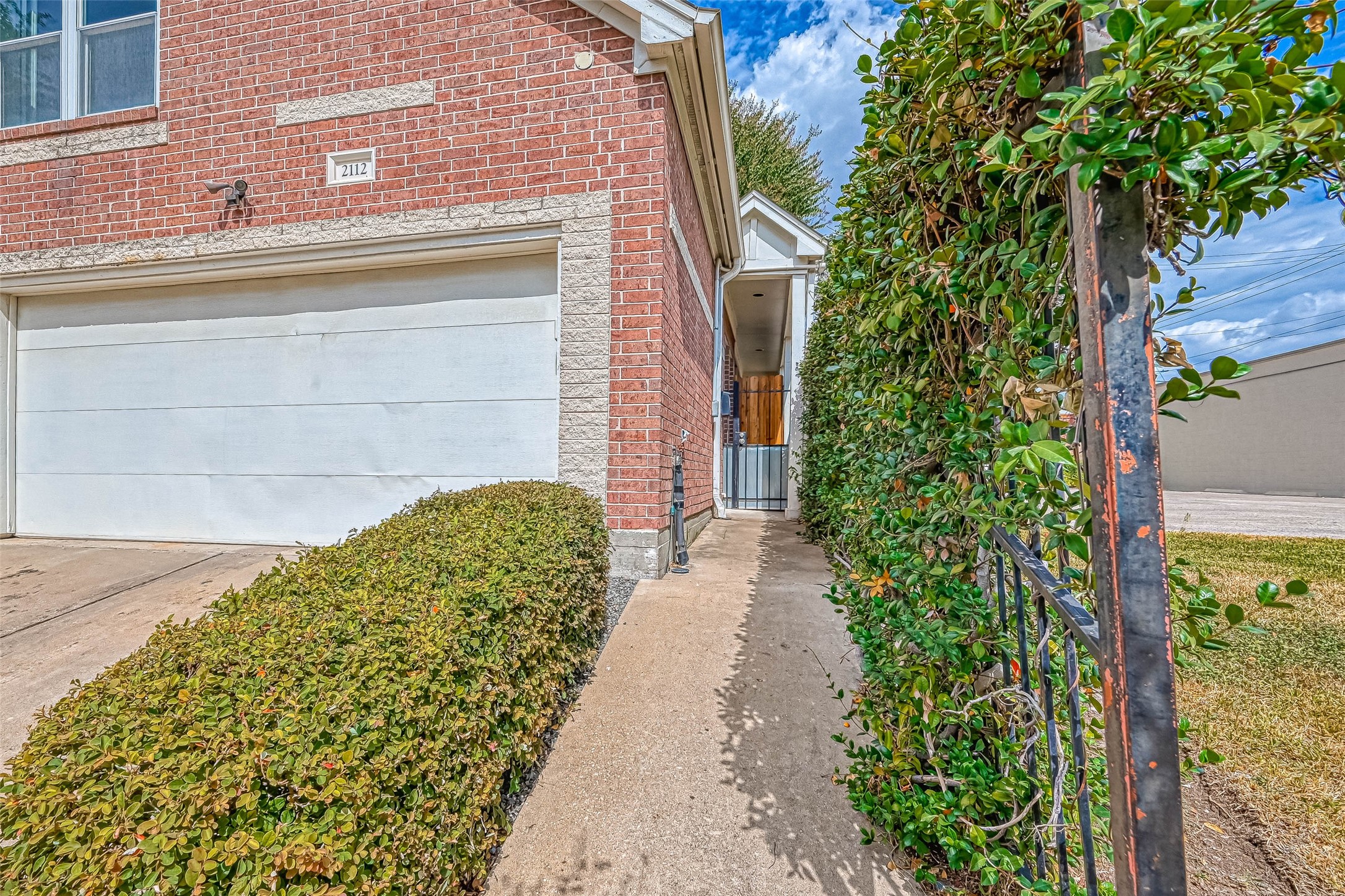 2112 Harold Street Houston, TX 77098 - Photo 2 of 16 The apartment does have a gated entrance to the front door.
