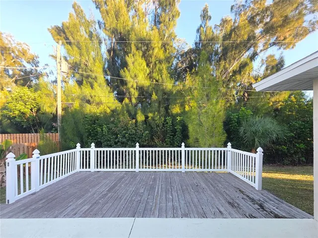 a view of a wooden floor