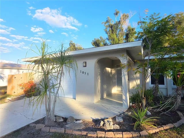 a view of a entryway of the house