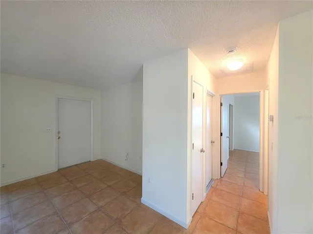 a view of a room with a wardrobe space