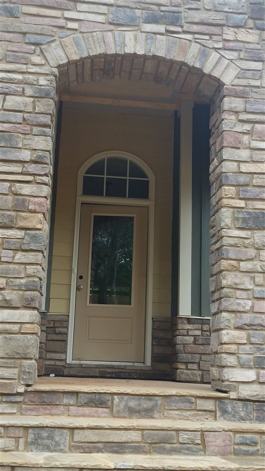 2004 Bowling Green Trail Raleigh, NC 27613 - Photo 2 of 21 Quaint Stone Entrance