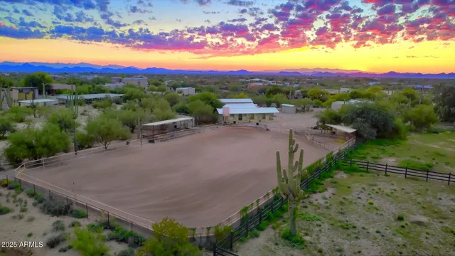 a view of a terrace with a garden