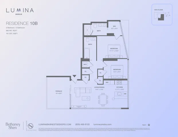 $1,375,000 | 179 20th Street, Unit 10B | Greenwood Heights