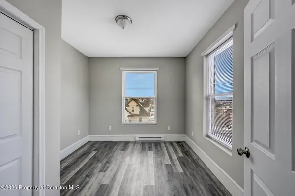 wooden floor in an empty room
