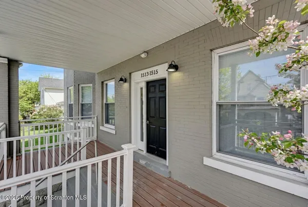 a view of a porch