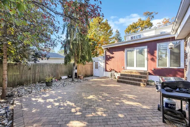 a backyard of a house