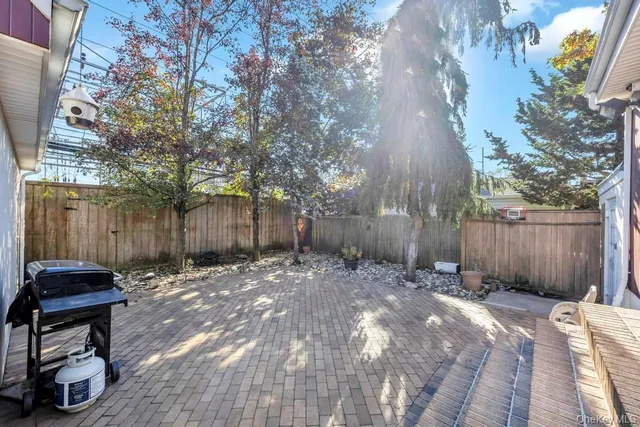 a view of a house with a patio