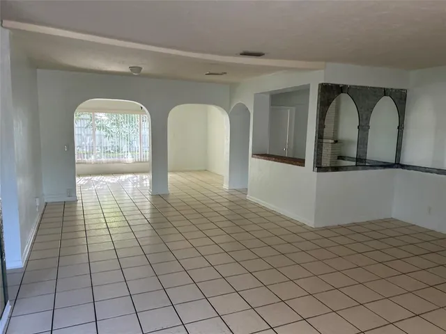 a view of empty room