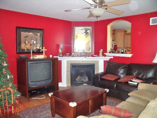 227 West Cortland Center Road Cortland, IL 60112 - Photo 2 of 10 a living room with furniture and a fireplace