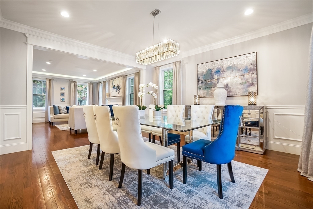 57 Walnut Street Newton, MA 02460 - Photo 13 of 42 a view of a dining room with furniture
