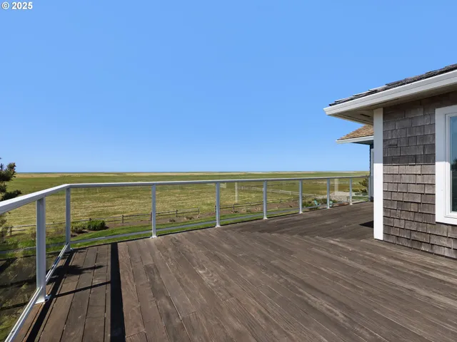 a view of outdoor space and deck