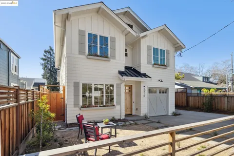 a front view of a house with entertaining space