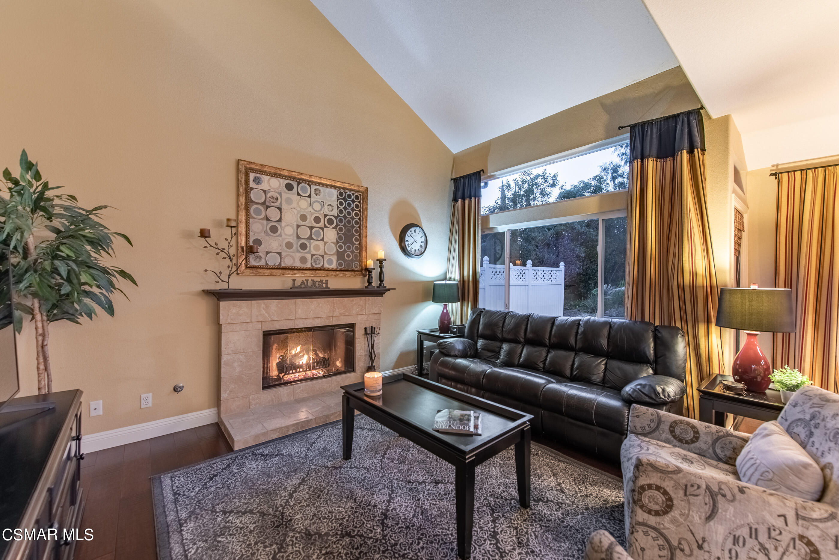 116 Valley Gate Road Simi Valley, CA 93065 - Photo 12 of 59 a living room with furniture and a fireplace