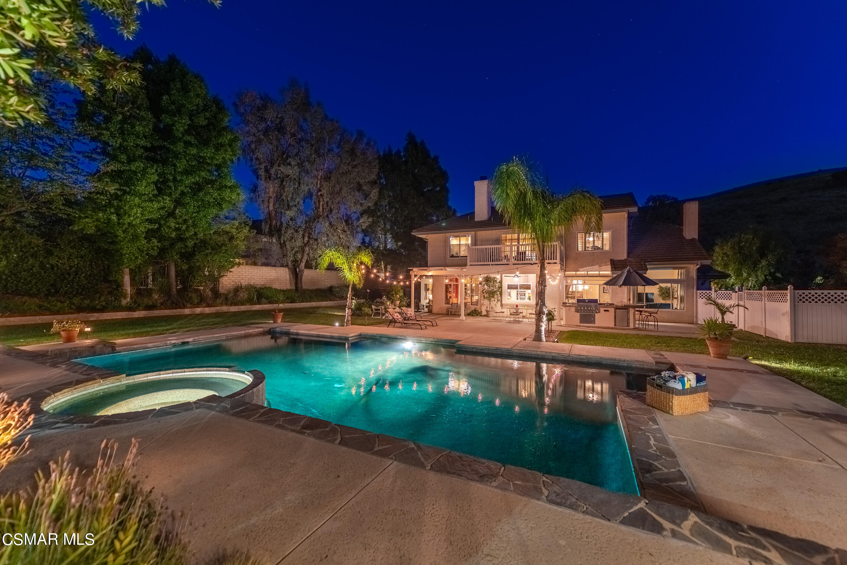 116 Valley Gate Road Simi Valley, CA 93065 - Photo 46 of 59 a view of a swimming pool with an outdoor seating