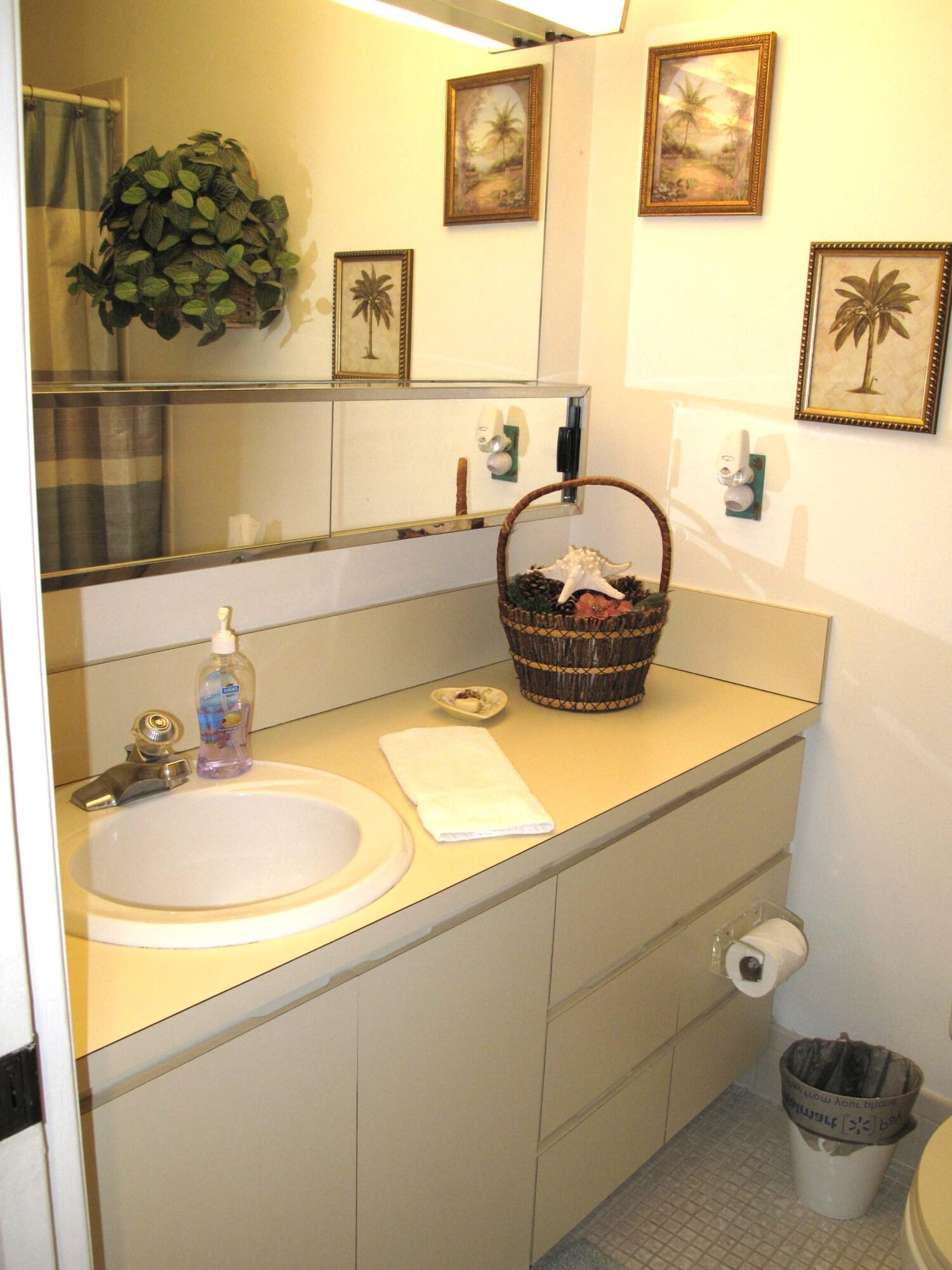 5220 Nesting Way, Unit D Delray Beach, FL 33484 - Photo 14 of 40 Guest bathroom with shower