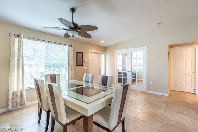 8623 Erice Court Naples, FL 34114 - Photo 12 of 37 a view of a dining room with furniture window and outside view