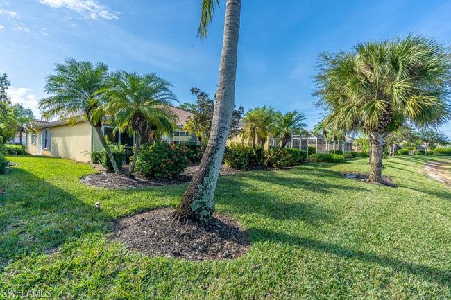 8623 Erice Court Naples, FL 34114 - Photo 35 of 37 a view of a yard with a palm tree