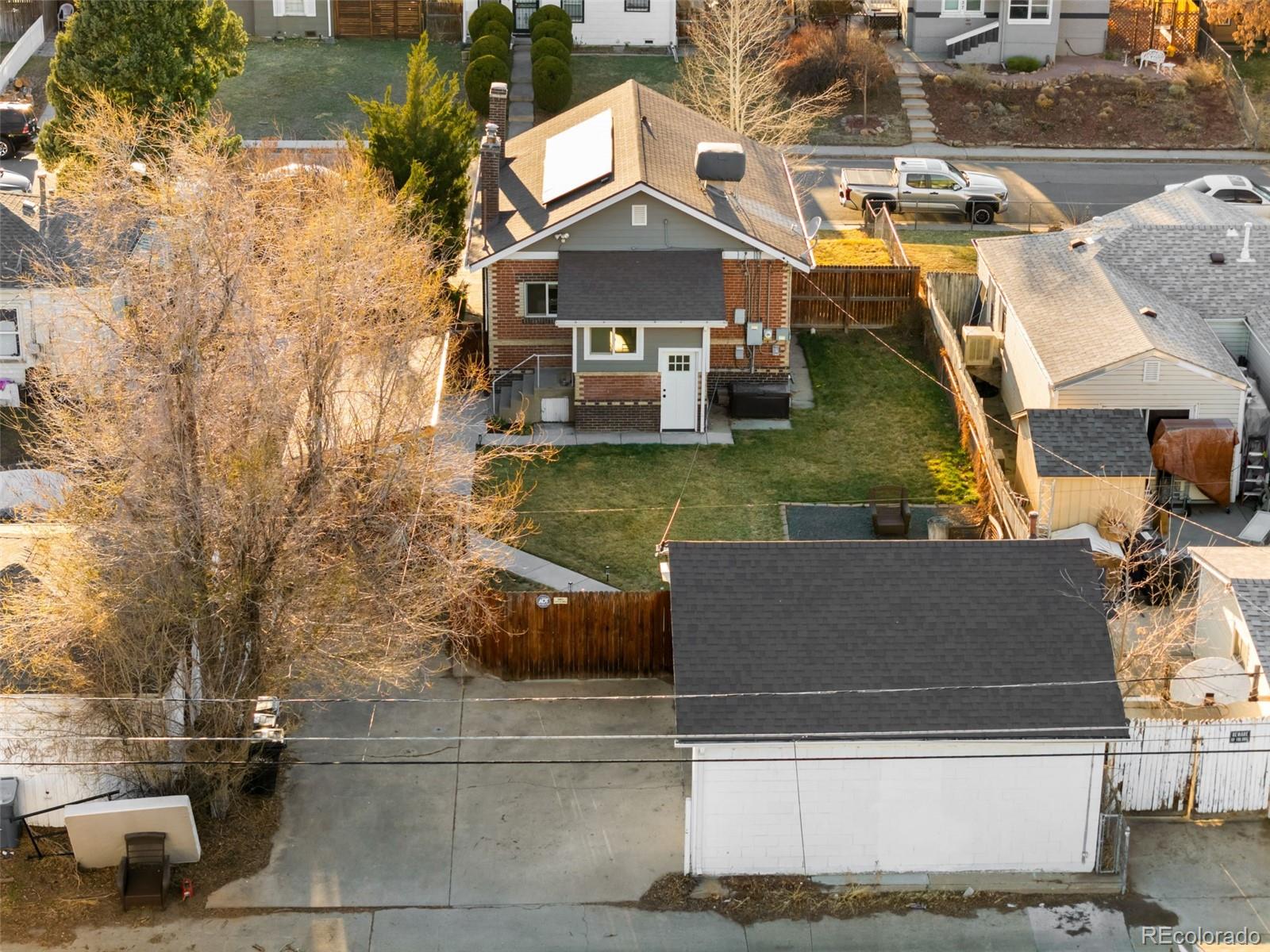 1032 Hooker Street Denver, CO 80204 - Photo 27 of 31 a front view of a house with outdoor space