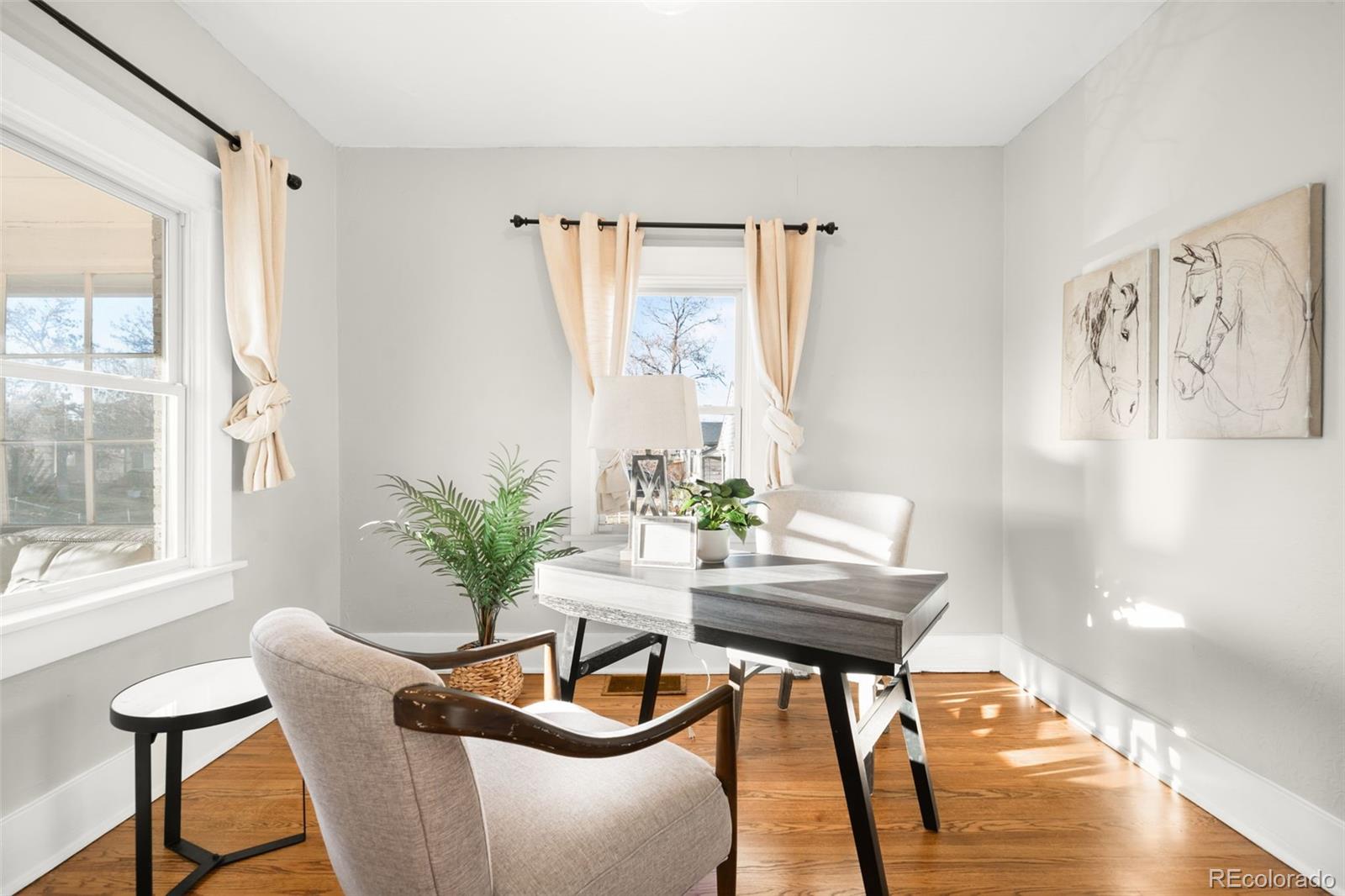 1032 Hooker Street Denver, CO 80204 - Photo 5 of 31 a living room with furniture and a potted plant