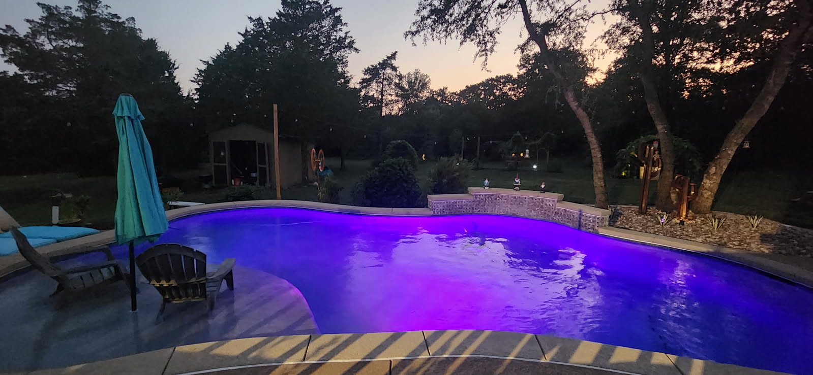 417 Hidden Oaks Drive Elgin, TX 78621 - Photo 8 of 26 a view of swimming pool with seating space