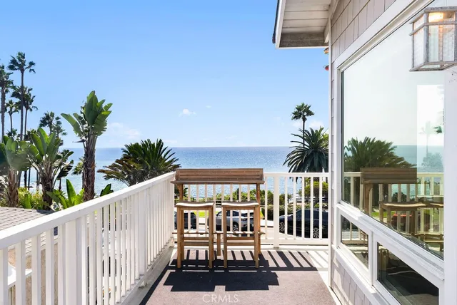 a view of a porch with furniture