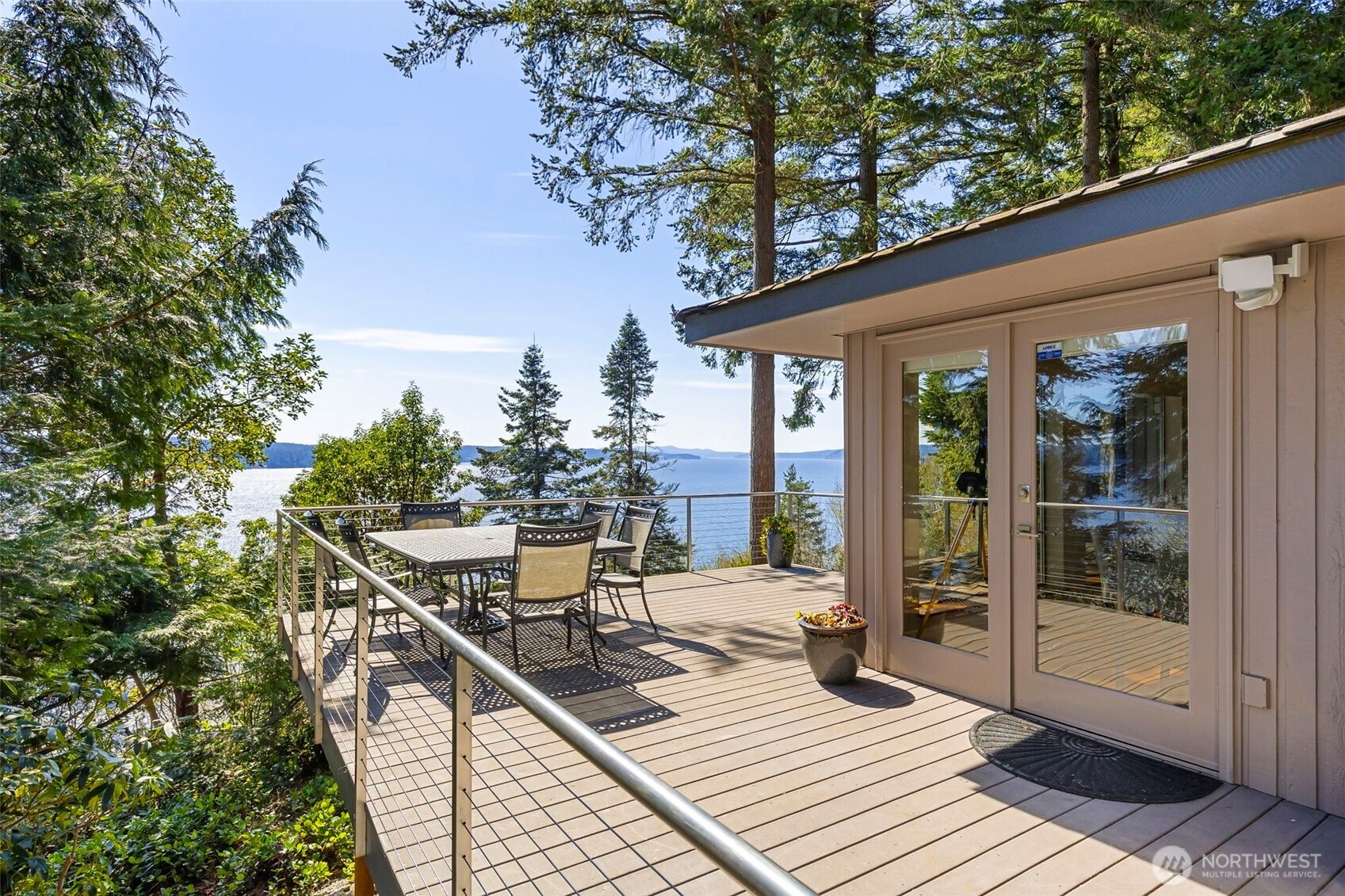 1571 Thorndyke Road Port Ludlow, WA 98365 - Photo 16 of 40 a view of balcony with furniture