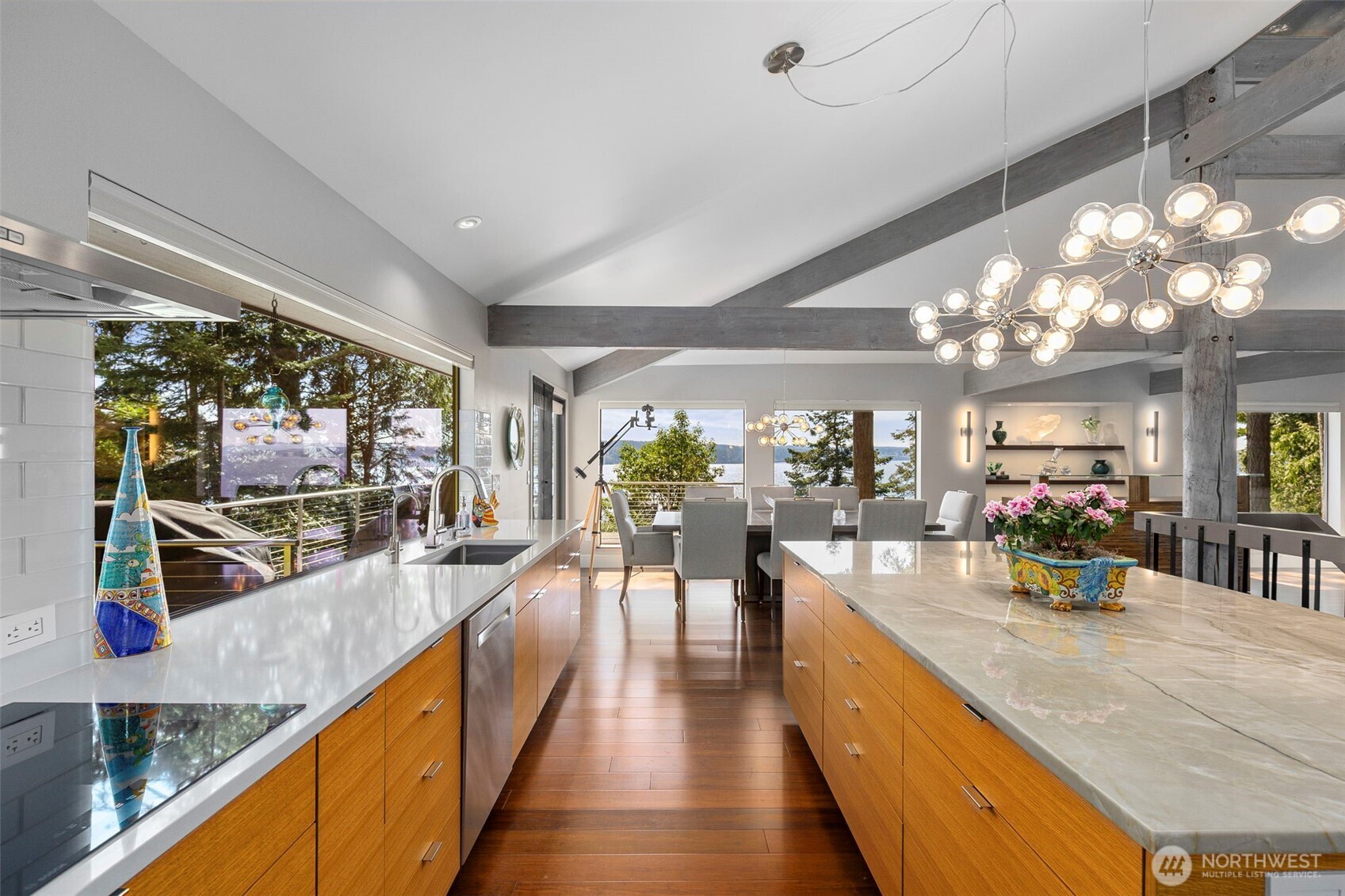 1571 Thorndyke Road Port Ludlow, WA 98365 - Photo 10 of 40 a view of a living room and dining room
