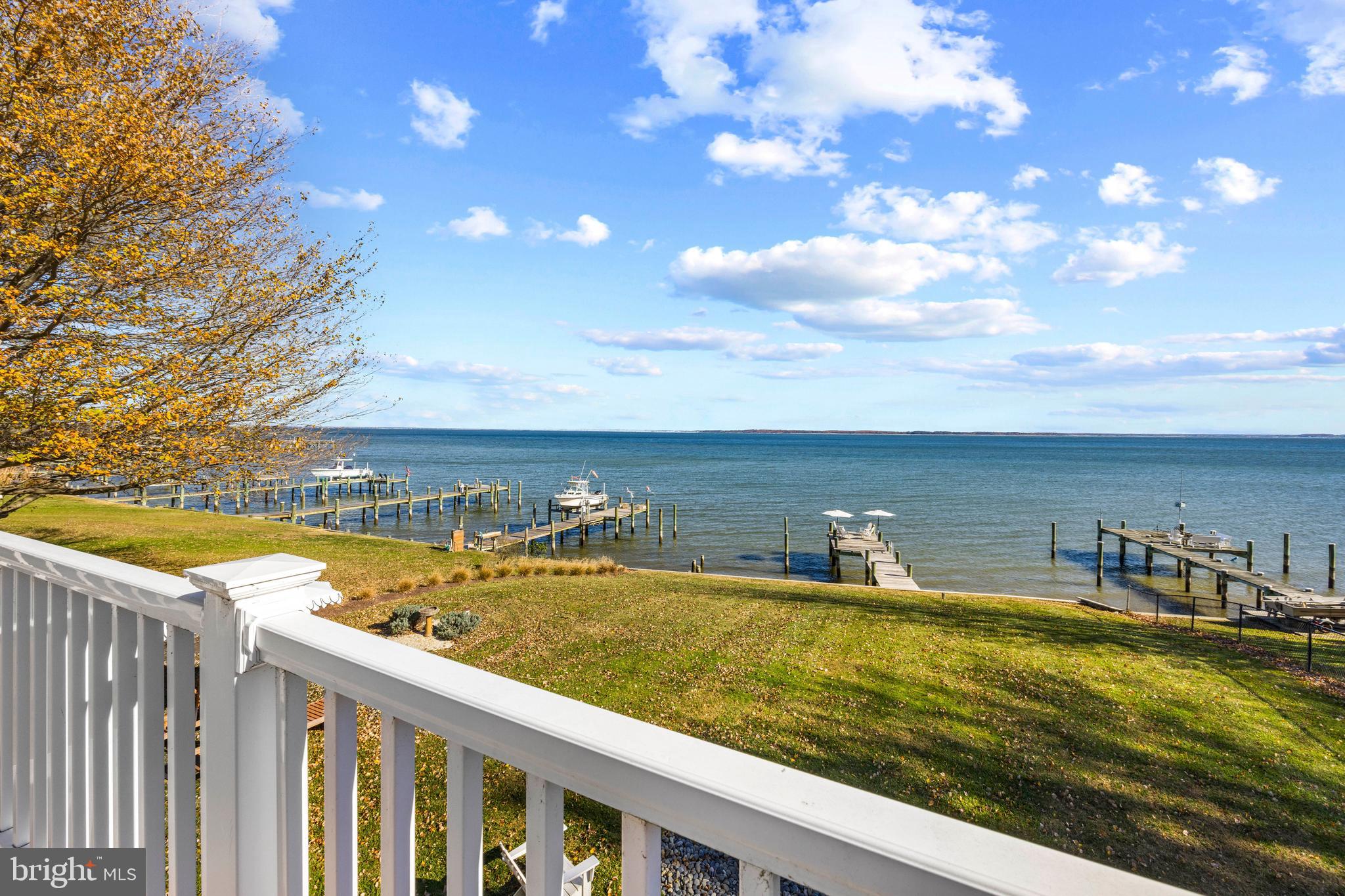 806 Monroe Manor Road Stevensville, MD 21619 - Photo 23 of 41 a view of a ocean from a balcony