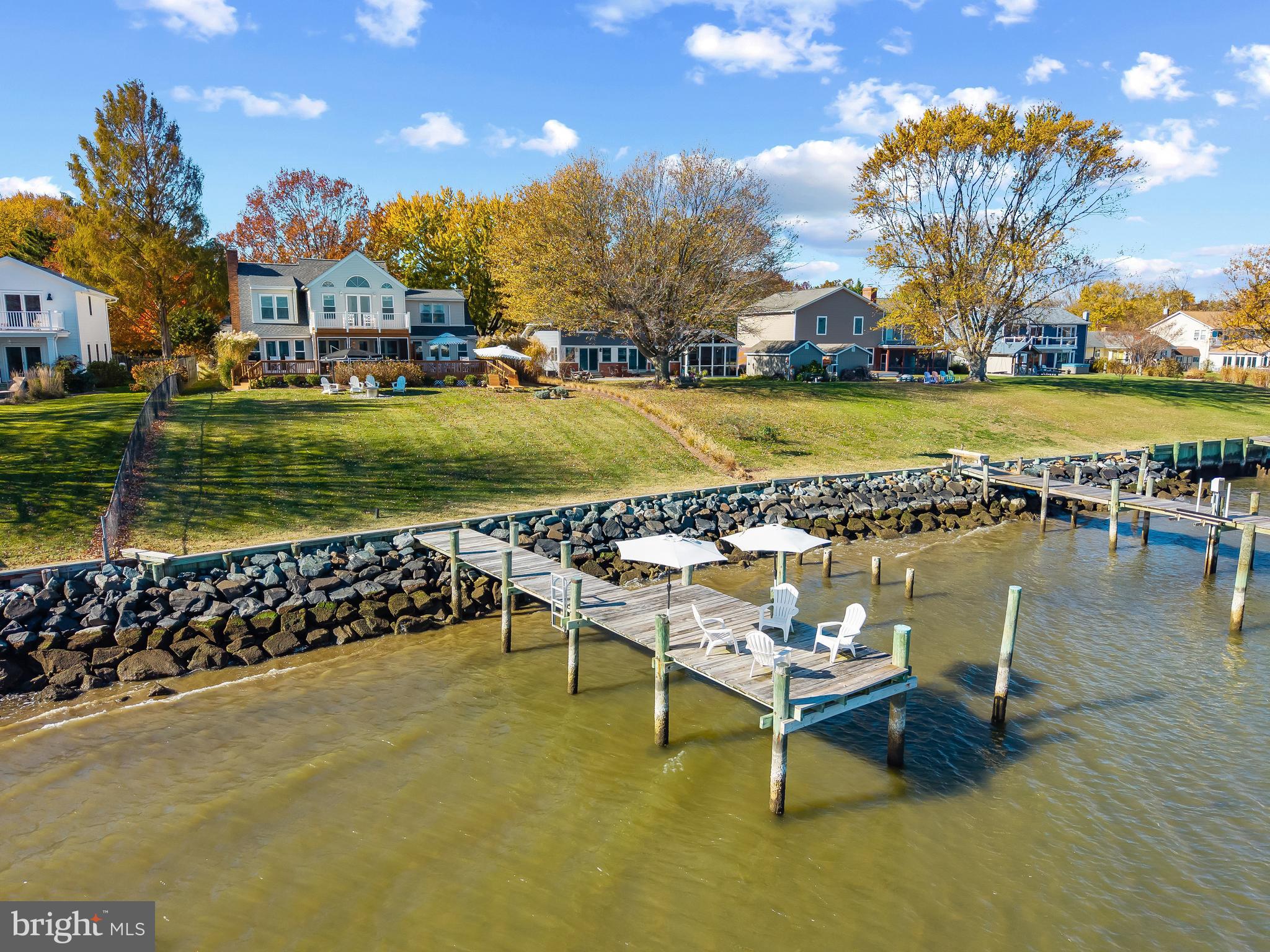 806 Monroe Manor Road Stevensville, MD 21619 - Photo 3 of 41 a view of a lake with a house