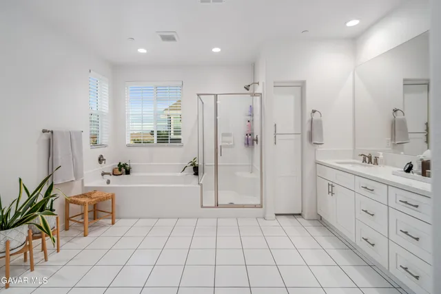 a view of swimming pool with outdoor seating and a yard