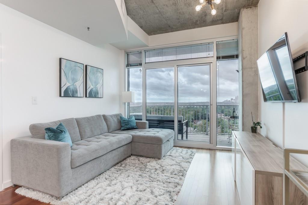 You're home! Simply stunning, 11th floor condo at Eclipse Buckhead