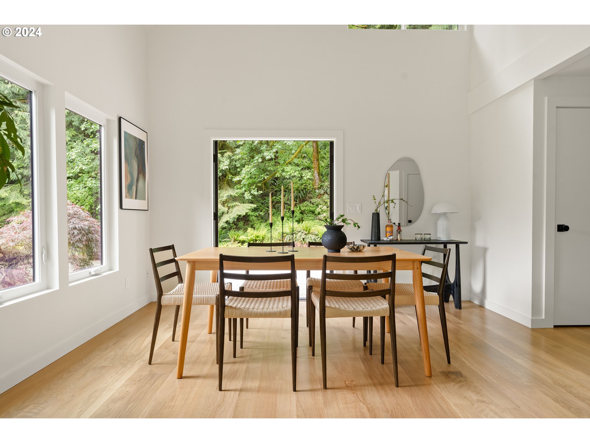 2162 Duncan Creek Road Stevenson, WA 98648 - Photo 11 of 38 a dining room with furniture and wooden floor