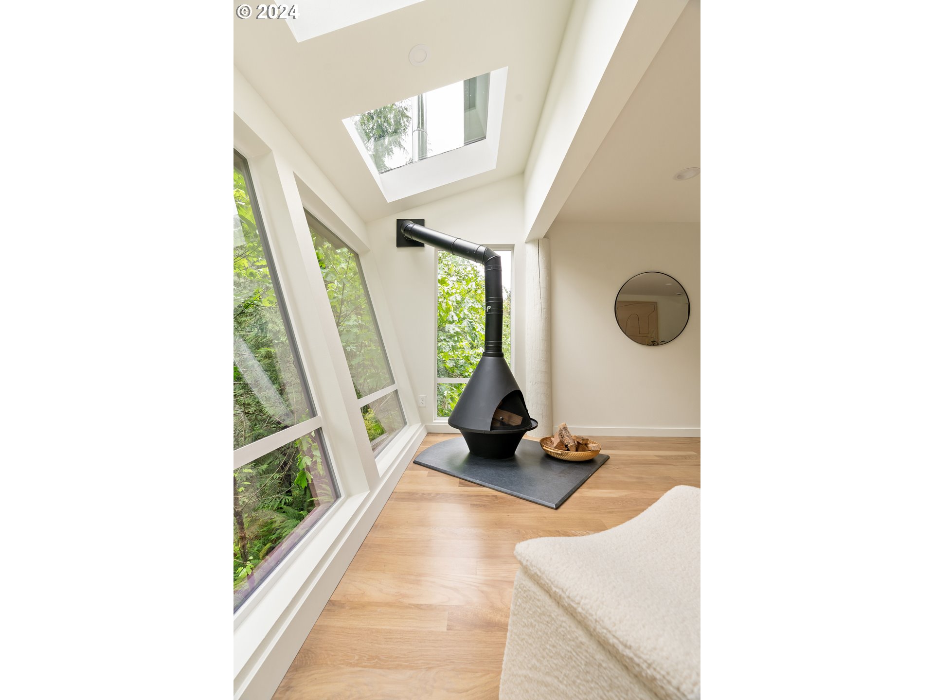 2162 Duncan Creek Road Stevenson, WA 98648 - Photo 6 of 38 a view of living room with furniture and floor to ceiling window
